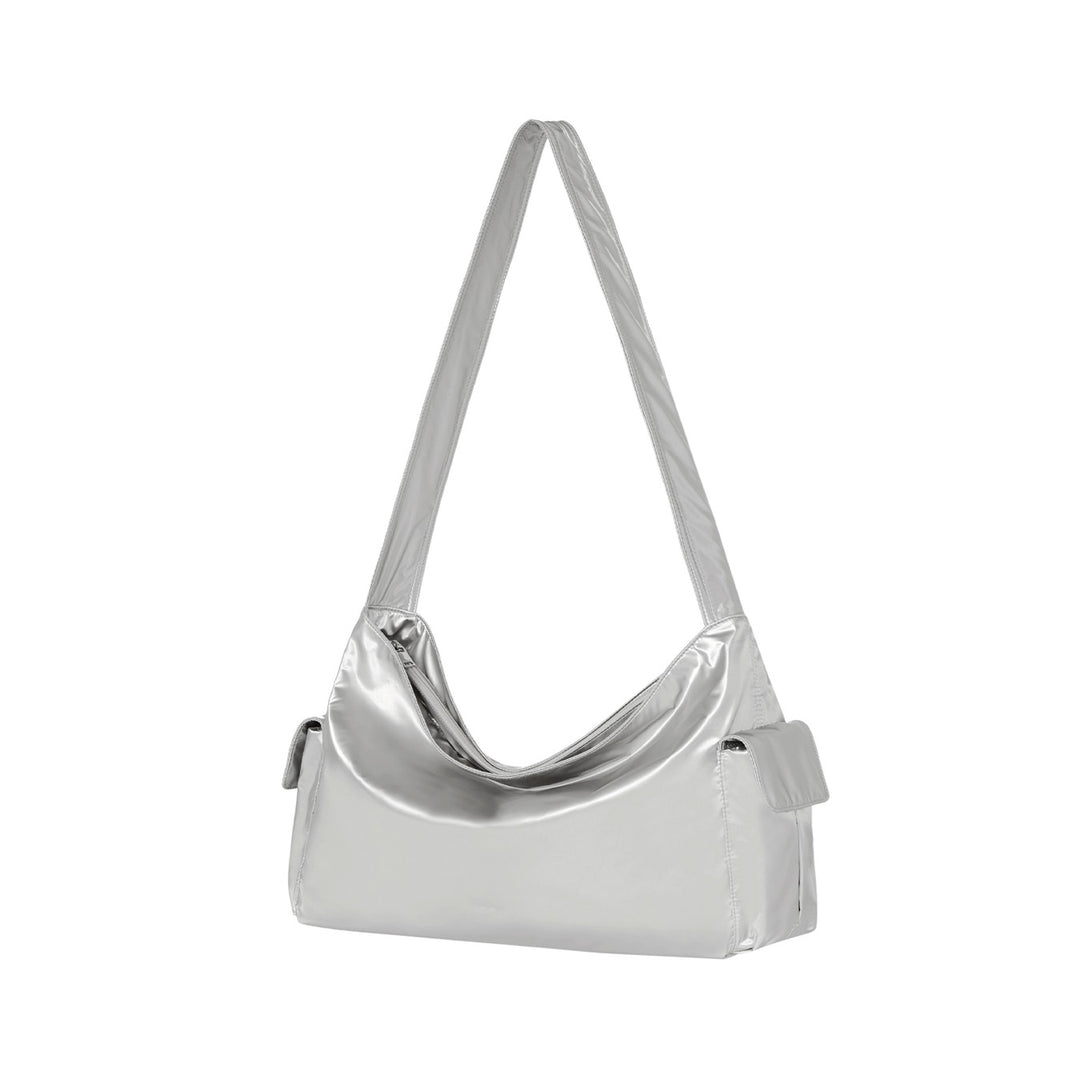 Túi Xách Stand Oil Slouch Pocket Bag #Silver