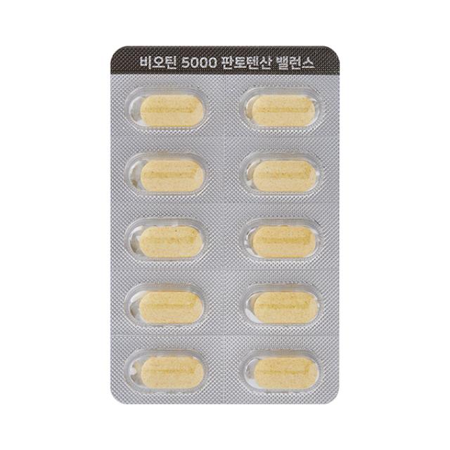 Viên Dong Wha Biotin 5000 Pantothenic Acid Balance #60 Tablets