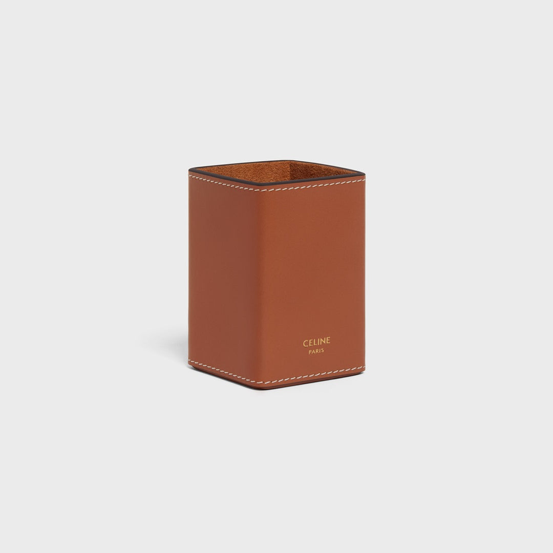 Vỏ Đựng Nước Hoa CELINE Perfume Holder 100ml in Calfksin #Tan