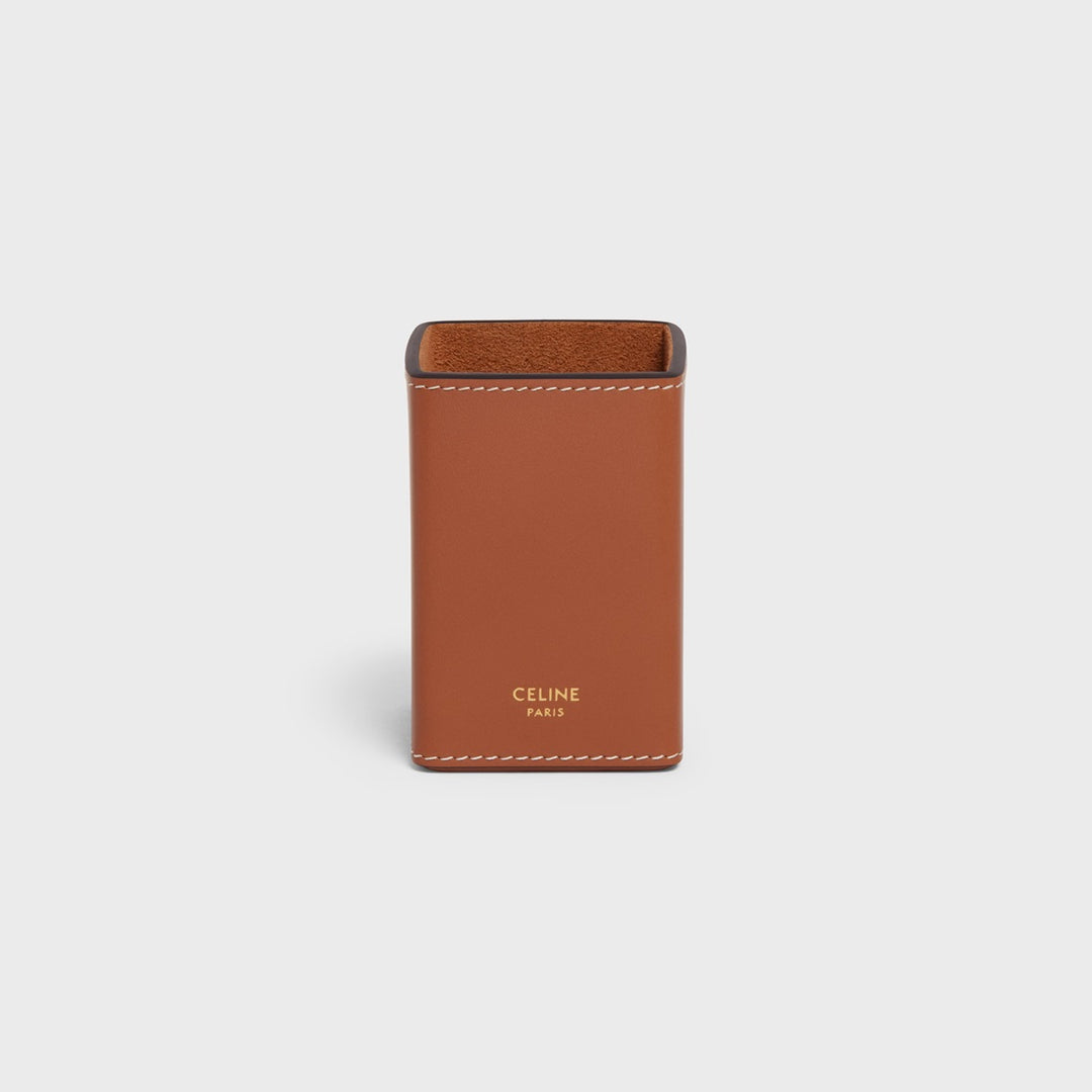 Vỏ Đựng Nước Hoa CELINE Perfume Holder 100ml in Calfksin #Tan