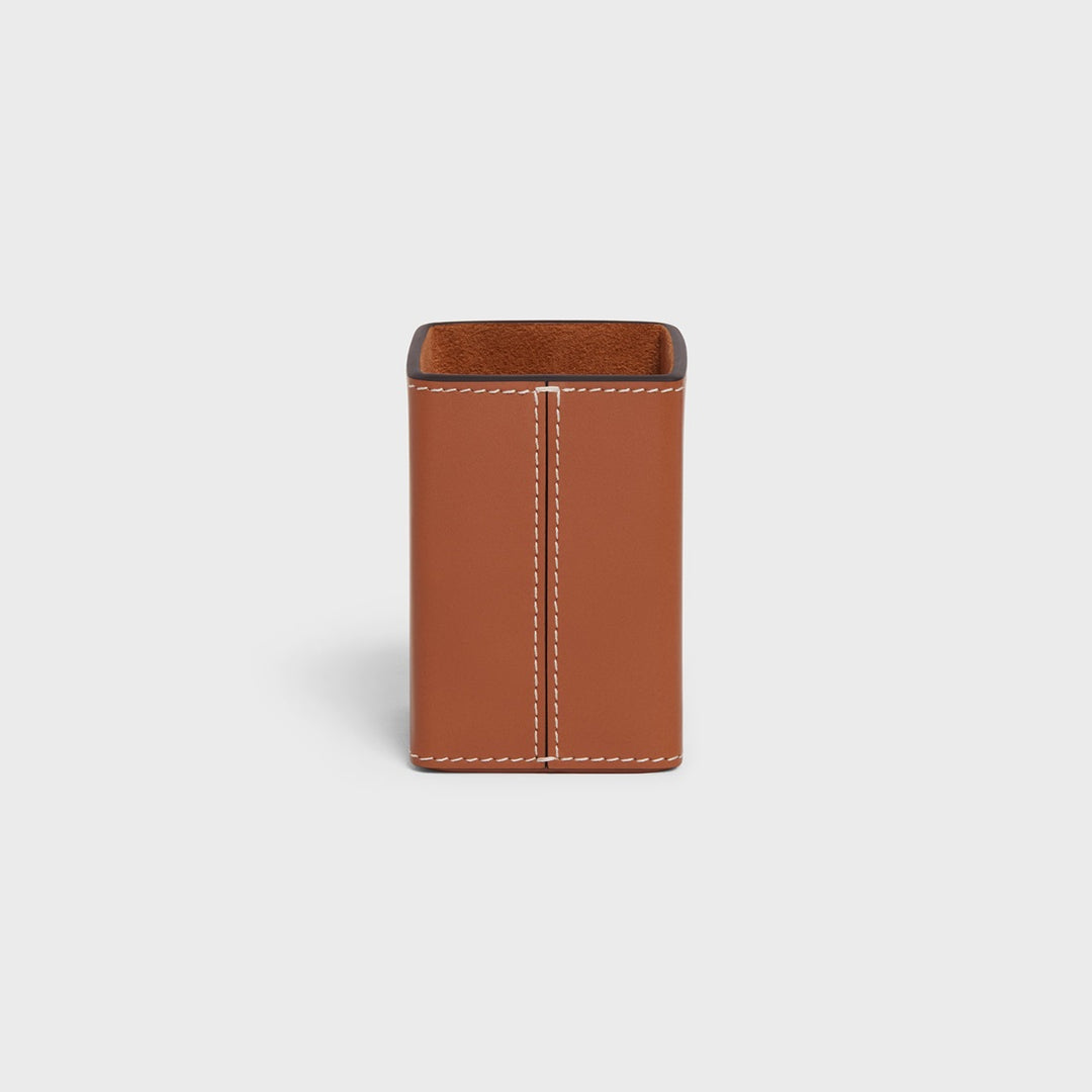 Vỏ Đựng Nước Hoa CELINE Perfume Holder 100ml in Calfksin #Tan