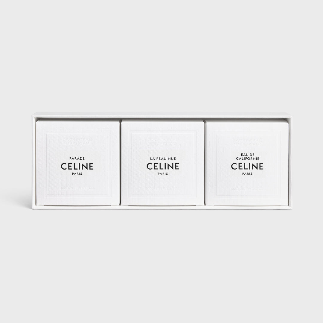 Xà Phòng CELINE Perfumed Soaps Set Parade, La Peau Nue, Eau De Californie - Kallos Vietnam
