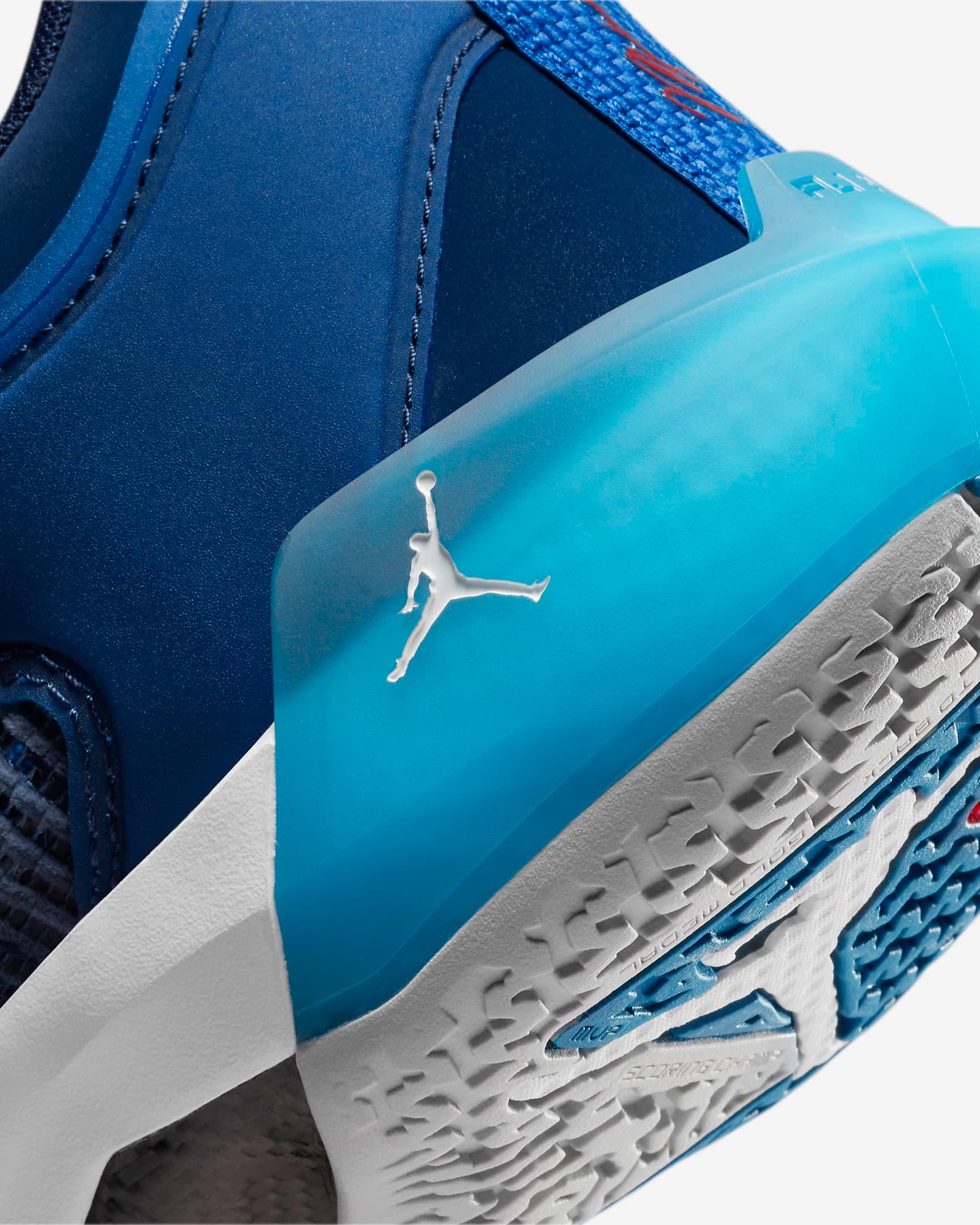 Giày Nike Air Jordan XXXVII 37 Low PF Men Shoes #Military Blue - Kallos Vietnam