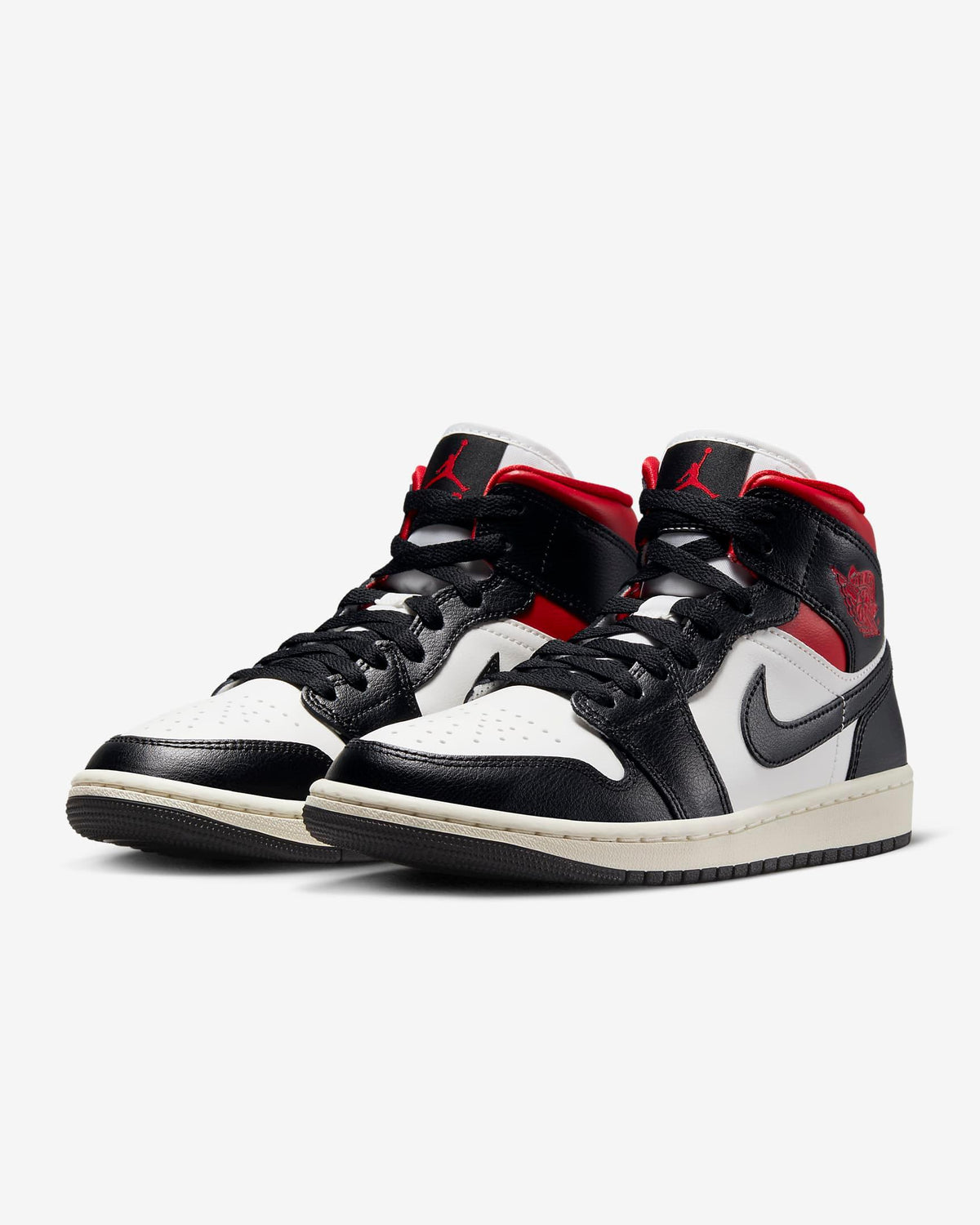 Giày Nike Air Jordan 1 Mid Women Shoes #Black Sail - Kallos Vietnam