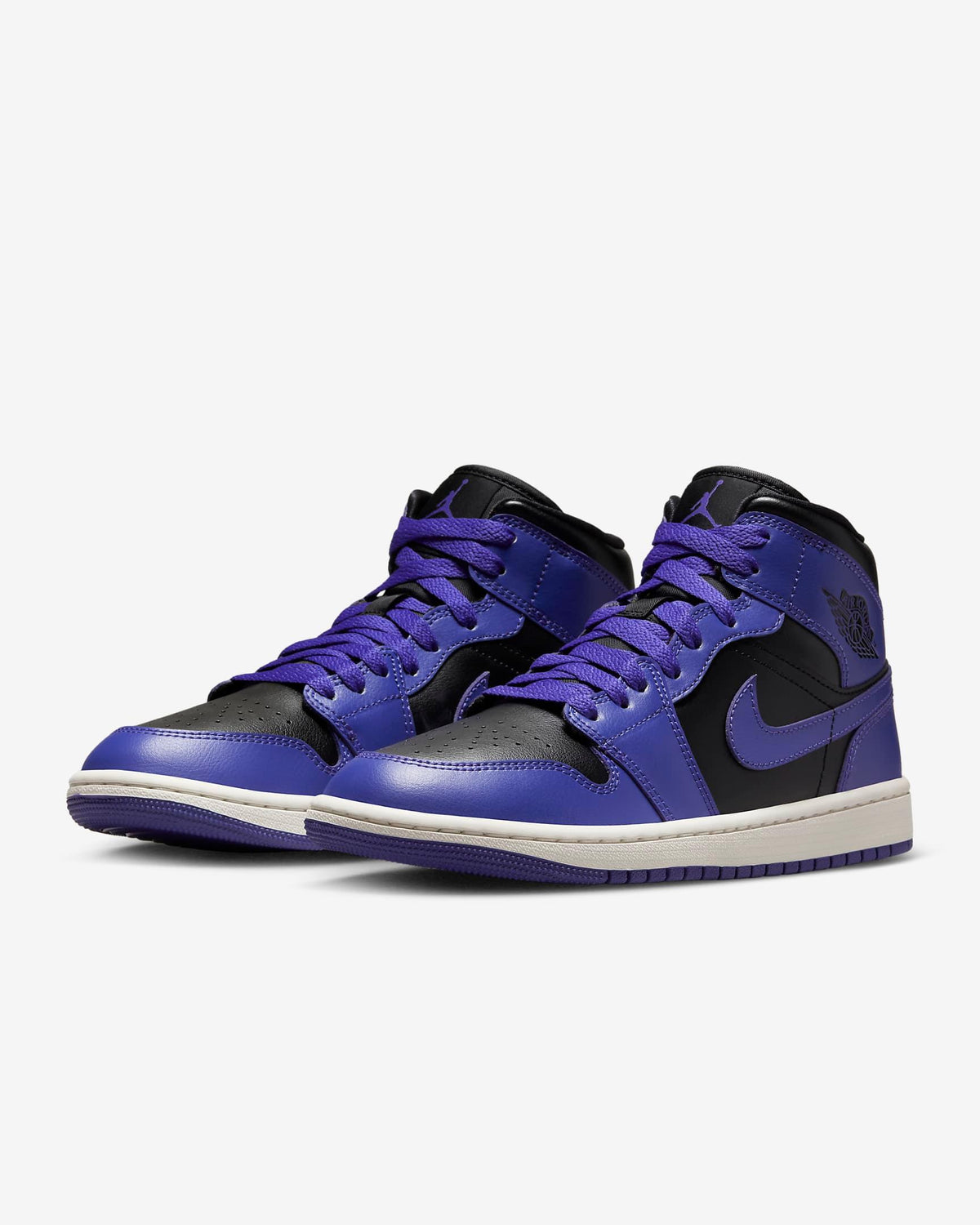 Giày Nike Air Jordan 1 Mid Women Shoes #Dark Concorde - Kallos Vietnam