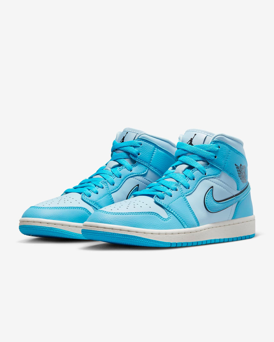 Giày Nike Air Jordan 1 Mid SE Women Shoes #Ice Blue - Kallos Vietnam