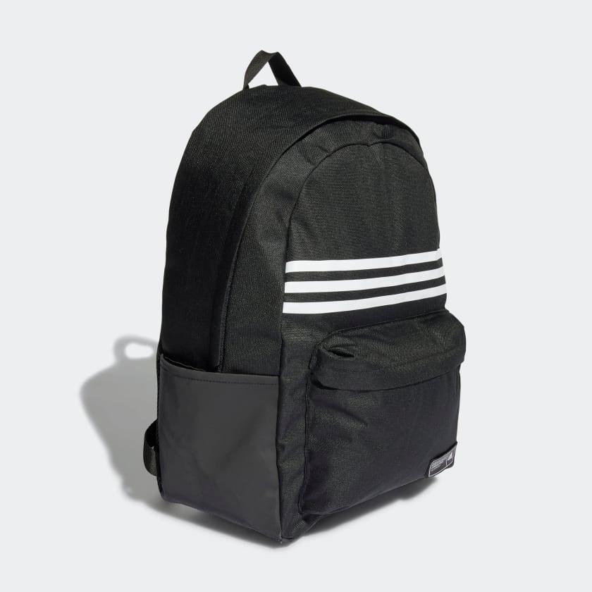 Ba Lô Adidas Classic 3-Stripes Horizontal Backpack #Black - Kallos Vietnam