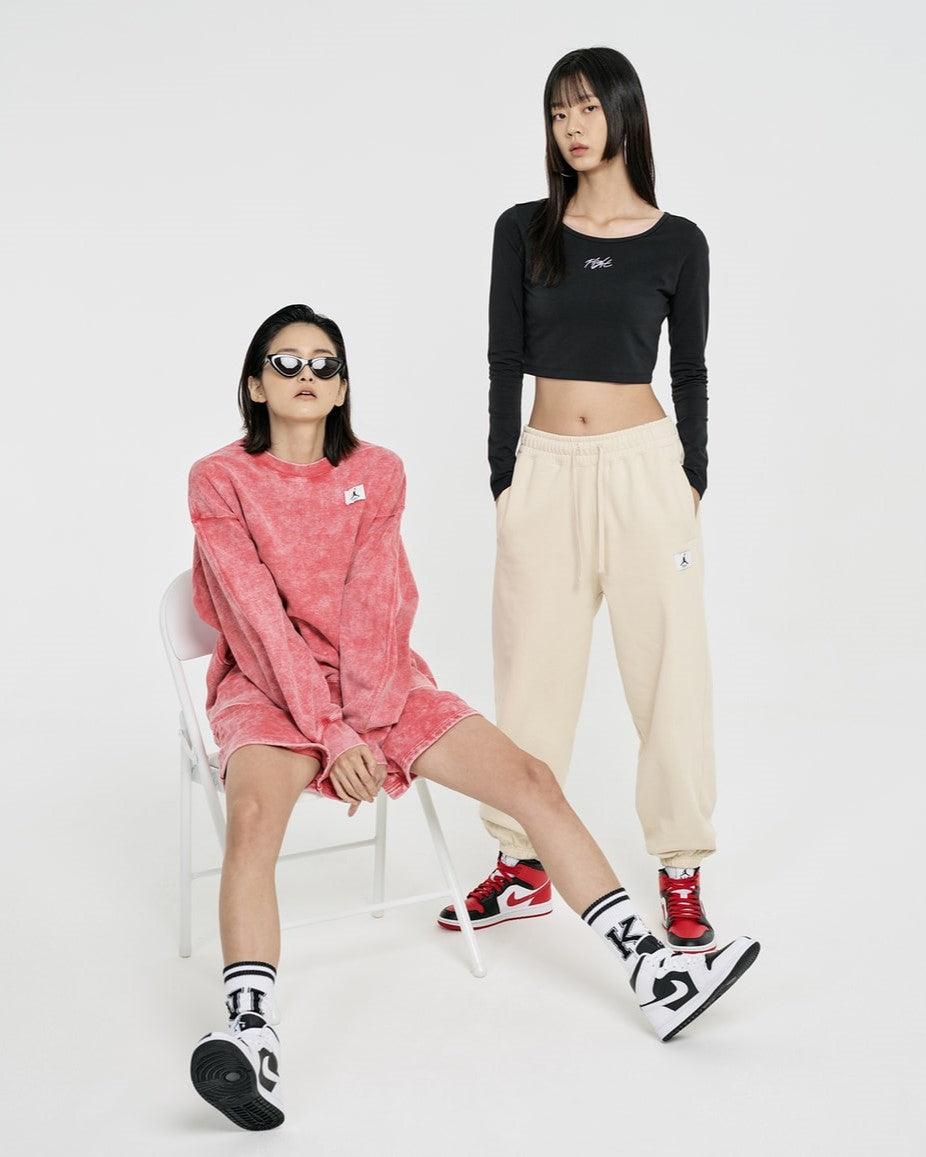 Giày Nike Air Jordan 1 Mid Women Shoes #Cement Grey - Kallos Vietnam