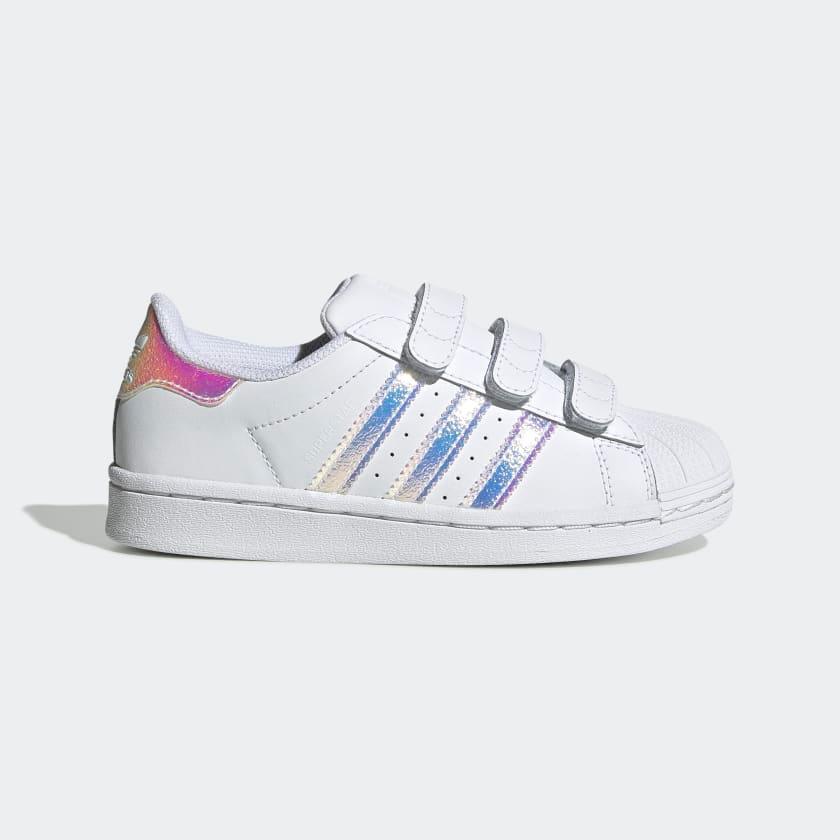 Giày Adidas Kids Superstar CF C #Cloud White - Kallos Vietnam