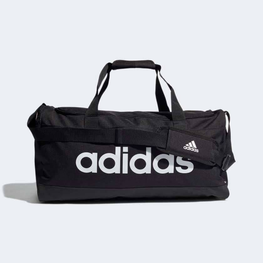 Túi Adidas Essentials Logo Duffel Bag Medium #Black White - Kallos Vietnam