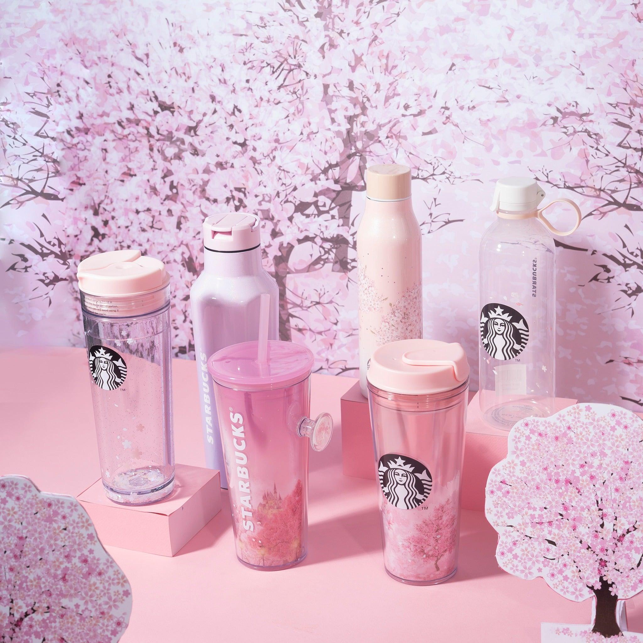 Ly Starbucks 23 Cherry Blossom Pop Handle Romantic Cold Cup - Kallos Vietnam