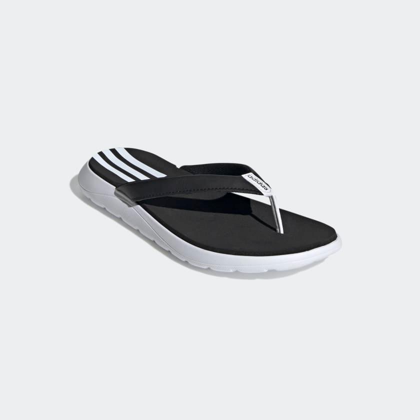 Dép Adidas Women Comfort Flip Flops #White Black - Kallos Vietnam