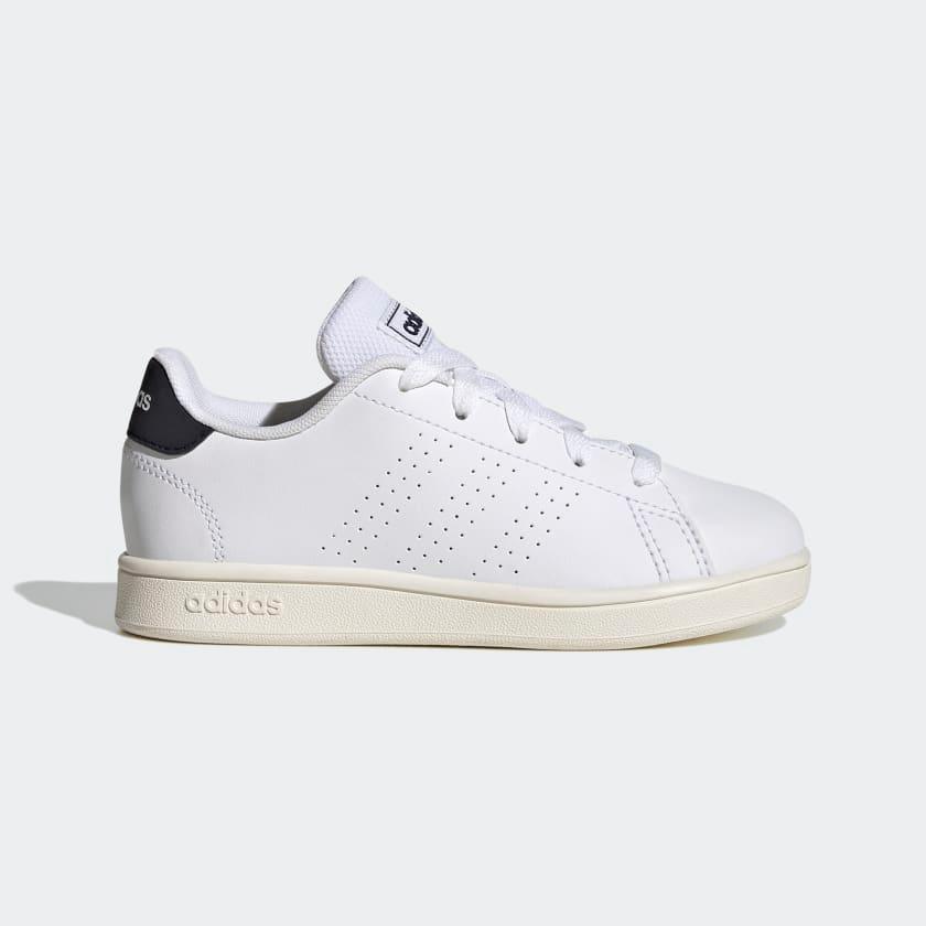 Giày Adidas Kids Advantage Lifestyle Court Lace #Cloud White - Kallos Vietnam