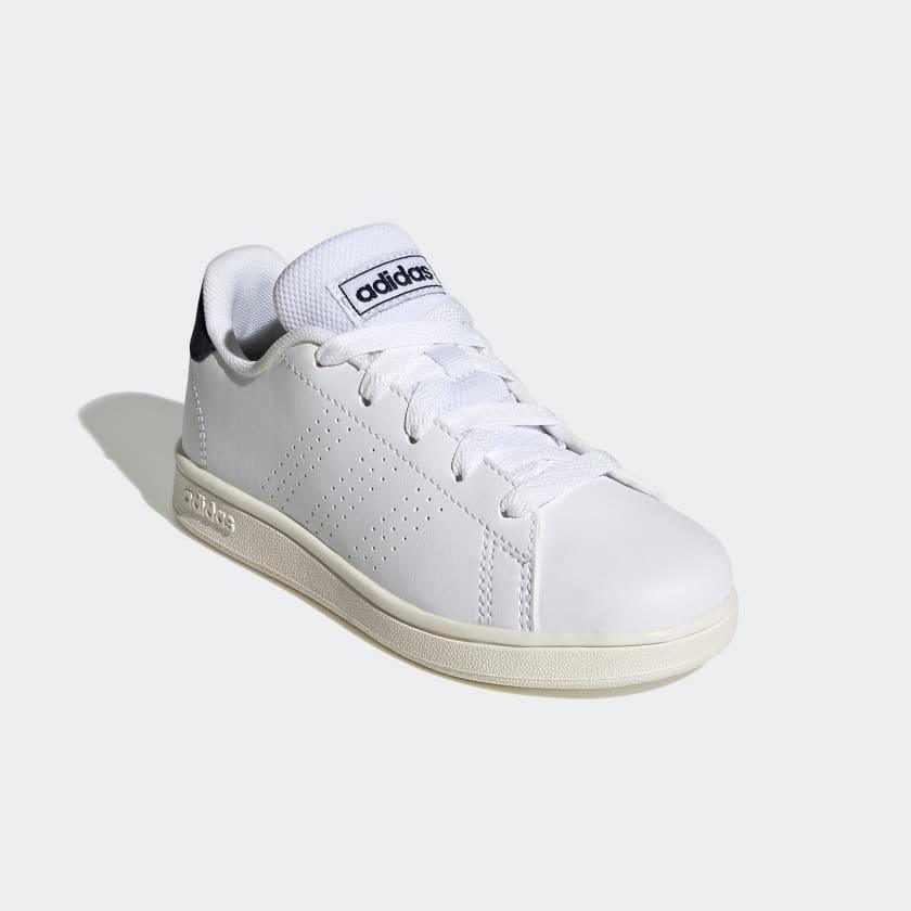 Giày Adidas Kids Advantage Lifestyle Court Lace #Cloud White - Kallos Vietnam