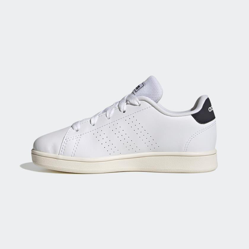 Giày Adidas Kids Advantage Lifestyle Court Lace #Cloud White - Kallos Vietnam