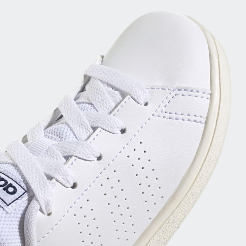 Giày Adidas Kids Advantage Lifestyle Court Lace #Cloud White - Kallos Vietnam