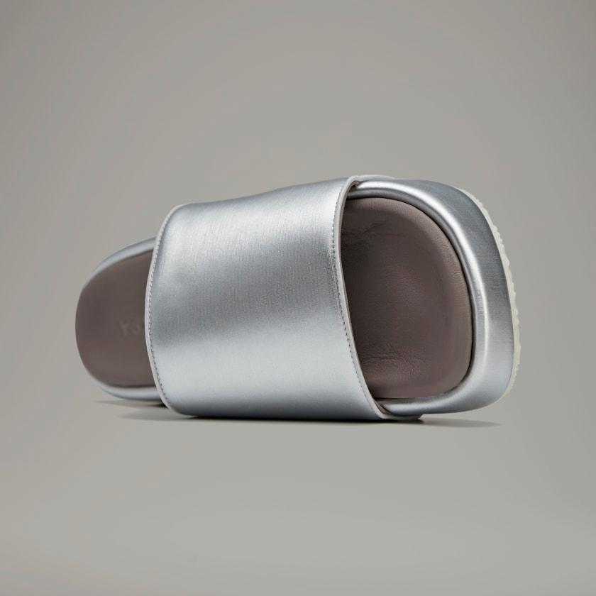 Dép Adidas Y-3 Slides #Silver Metallic - Kallos Vietnam