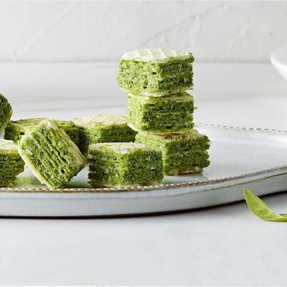 Bánh Xốp Osulloc Green Tea Wafers Cube - Kallos Vietnam