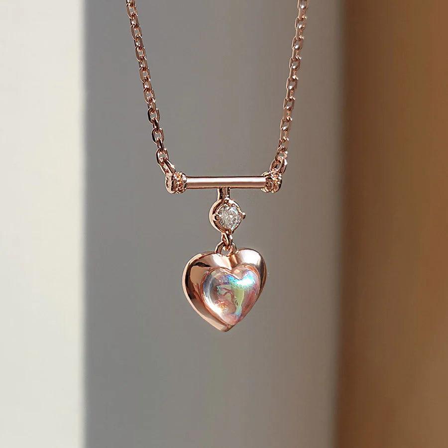 Bông Tai Wing Bling 925 Silver Rainbow Heart Earrings - Kallos Vietnam