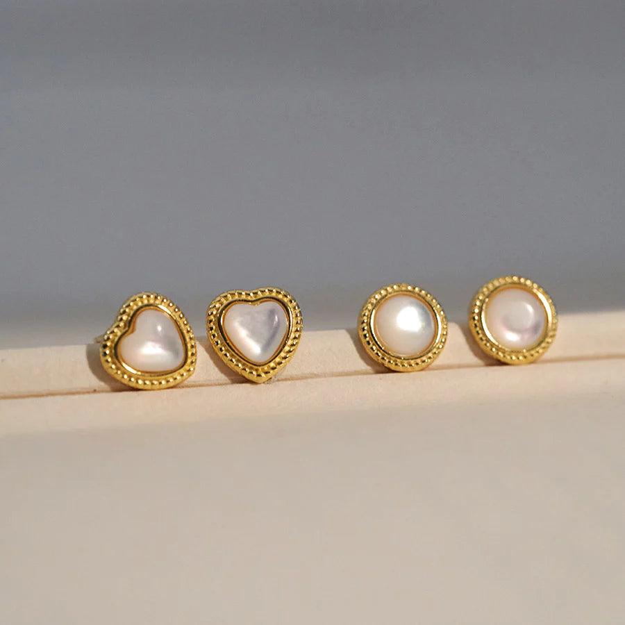 Bông Tai Wing Bling Adora Classic Mother Of Pearl Earrings - Kallos Vietnam