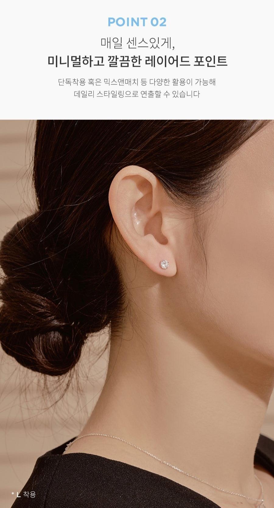 Bông Tai Wing Bling Basic Cubic Earrings - Kallos Vietnam