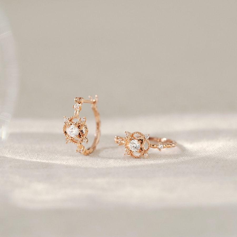 Bông Tai Wing Bling Daol Flower Earrings - Kallos Vietnam