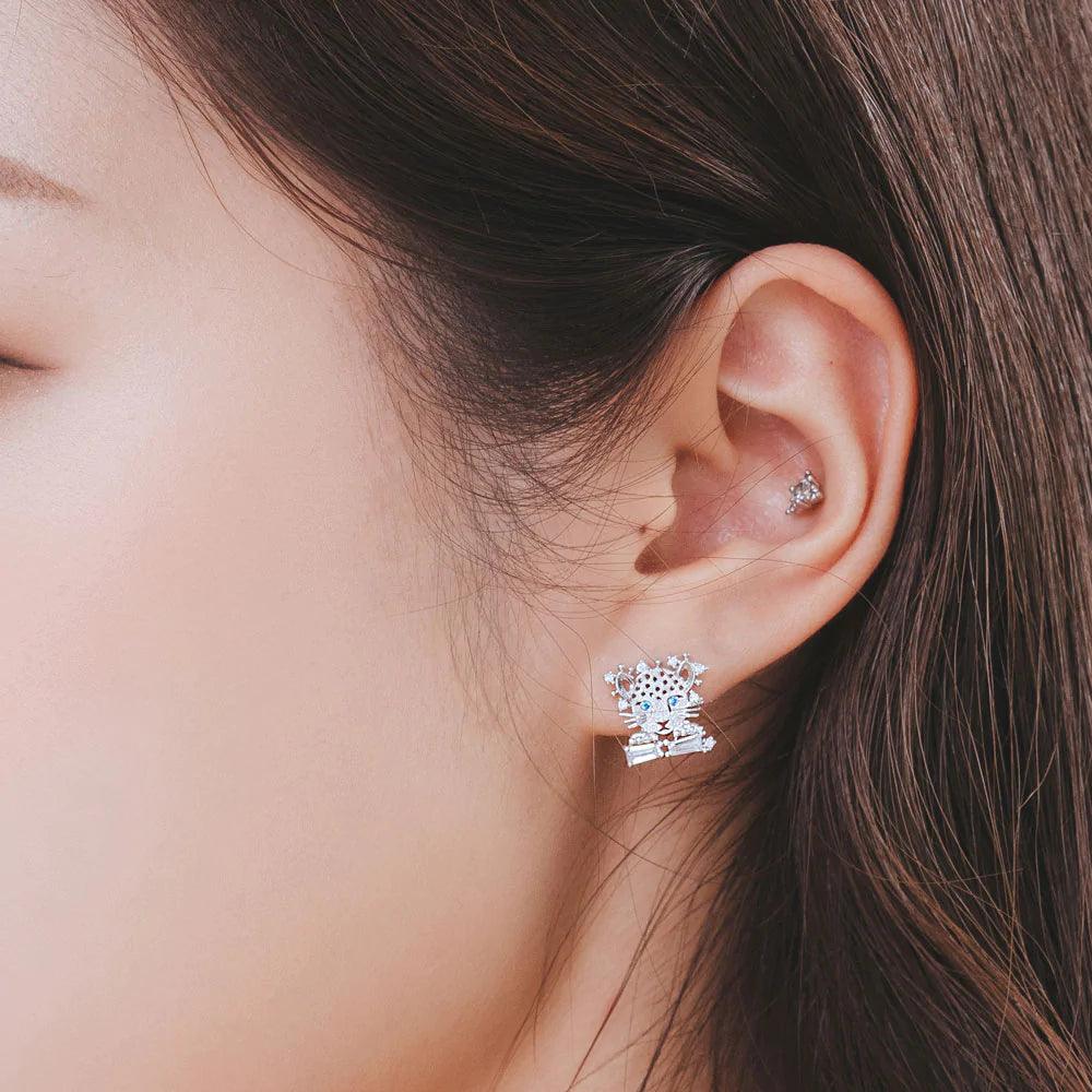 Bông Tai Wing Bling Endangered Snow Leopard Earrings - Kallos Vietnam