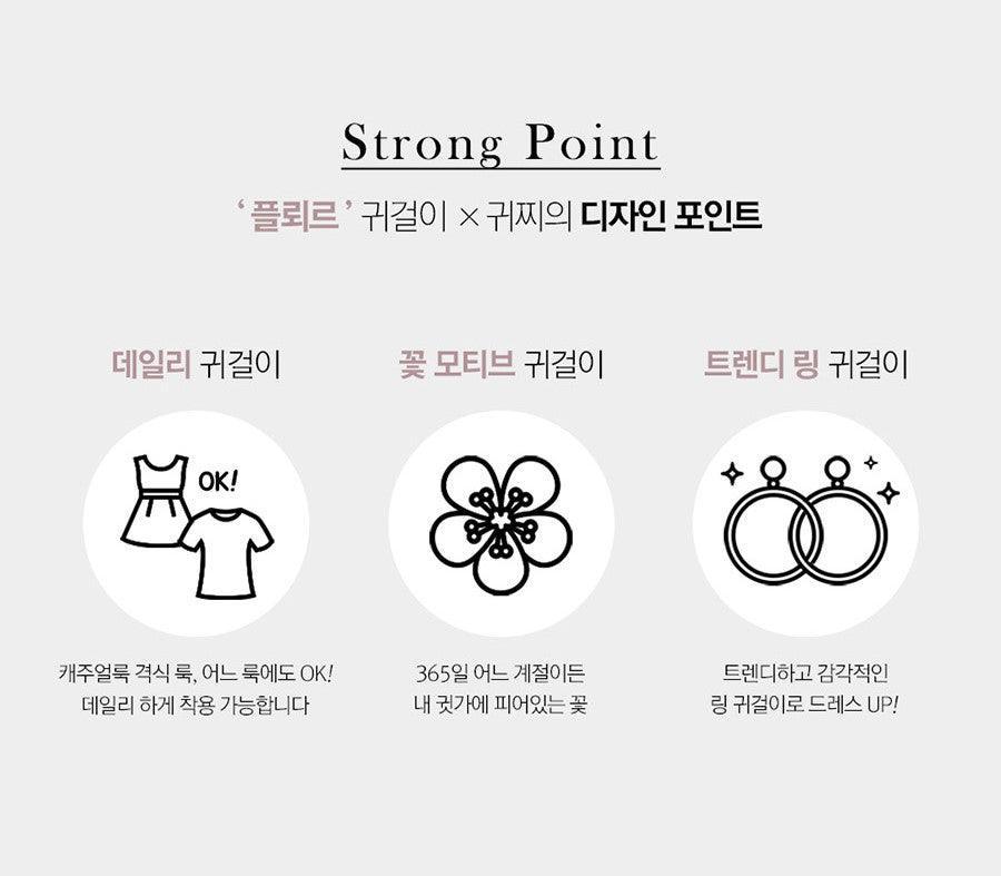 Bông Tai Wing Bling Fleur Earrings - Kallos Vietnam