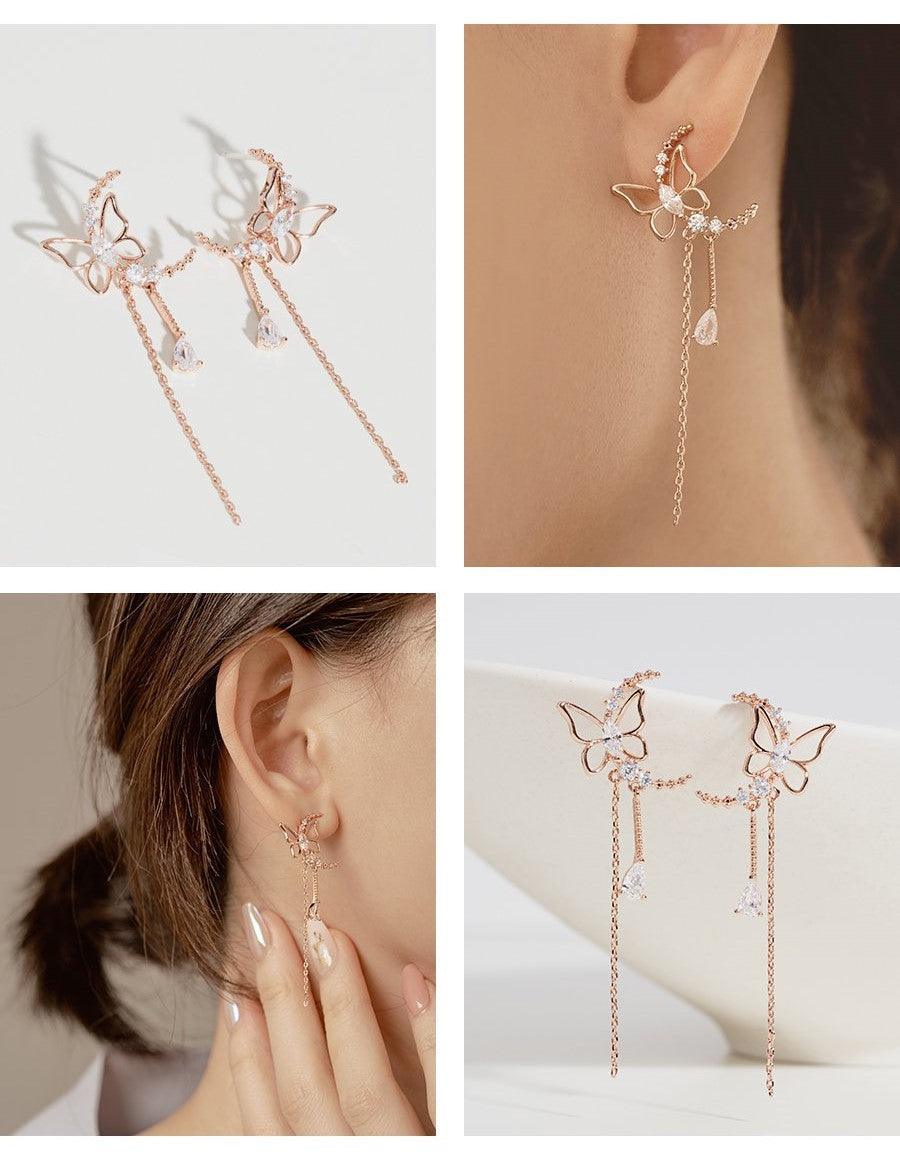 Bông Tai Wing Bling Flore Drop Earrings - Kallos Vietnam