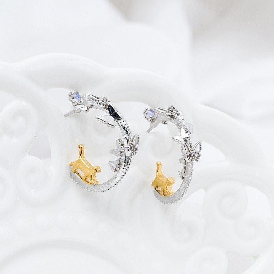 Bông Tai Wing Bling Garden Cat Wheel Earrings - Kallos Vietnam