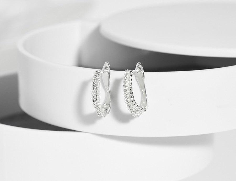 Bông Tai Wing Bling Label Hoop Earrings - Kallos Vietnam