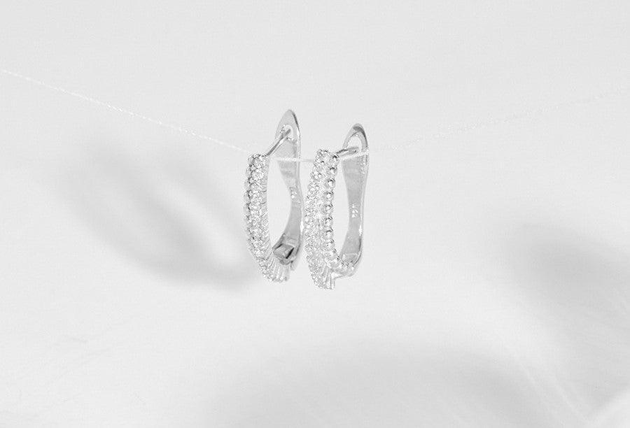 Bông Tai Wing Bling Label Hoop Earrings - Kallos Vietnam