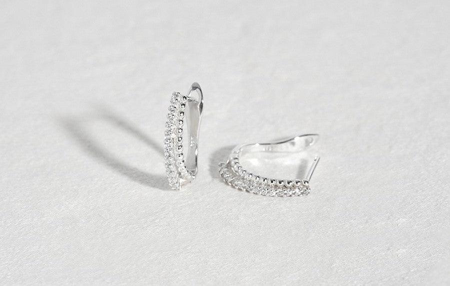 Bông Tai Wing Bling Label Hoop Earrings - Kallos Vietnam