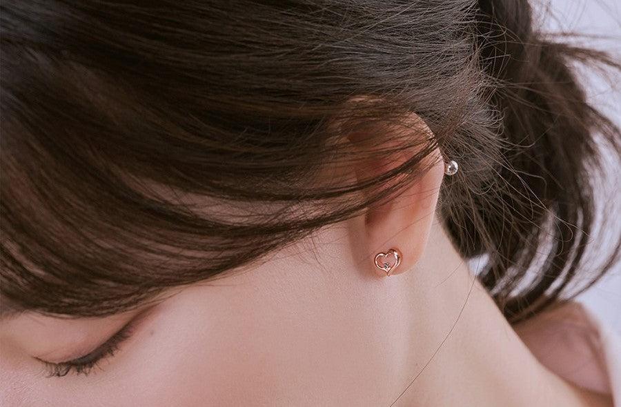 Bông Tai Wing Bling Laily Heart Earrings - Kallos Vietnam