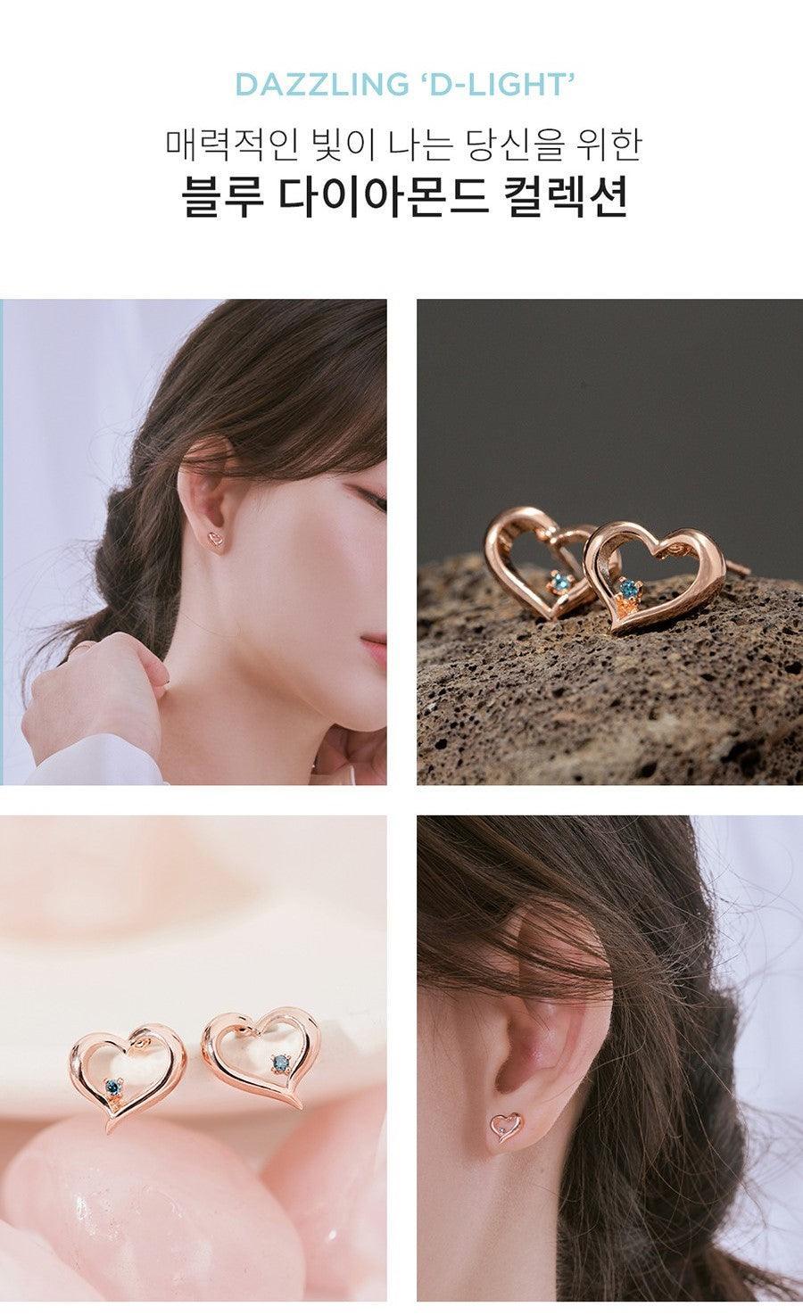 Bông Tai Wing Bling Laily Heart Earrings - Kallos Vietnam