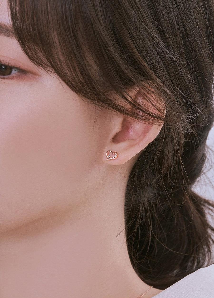 Bông Tai Wing Bling Laily Heart Earrings - Kallos Vietnam