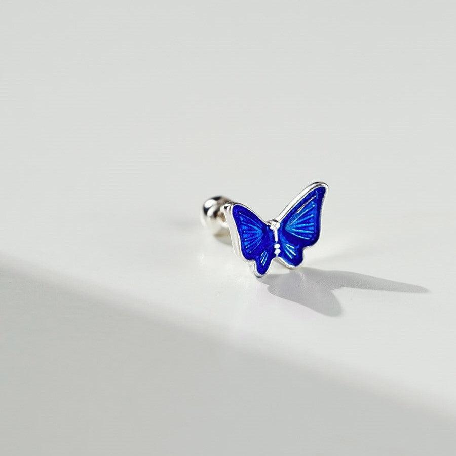 Bông Tai Wing Bling Misty Blue Butterfly Piercing - Kallos Vietnam