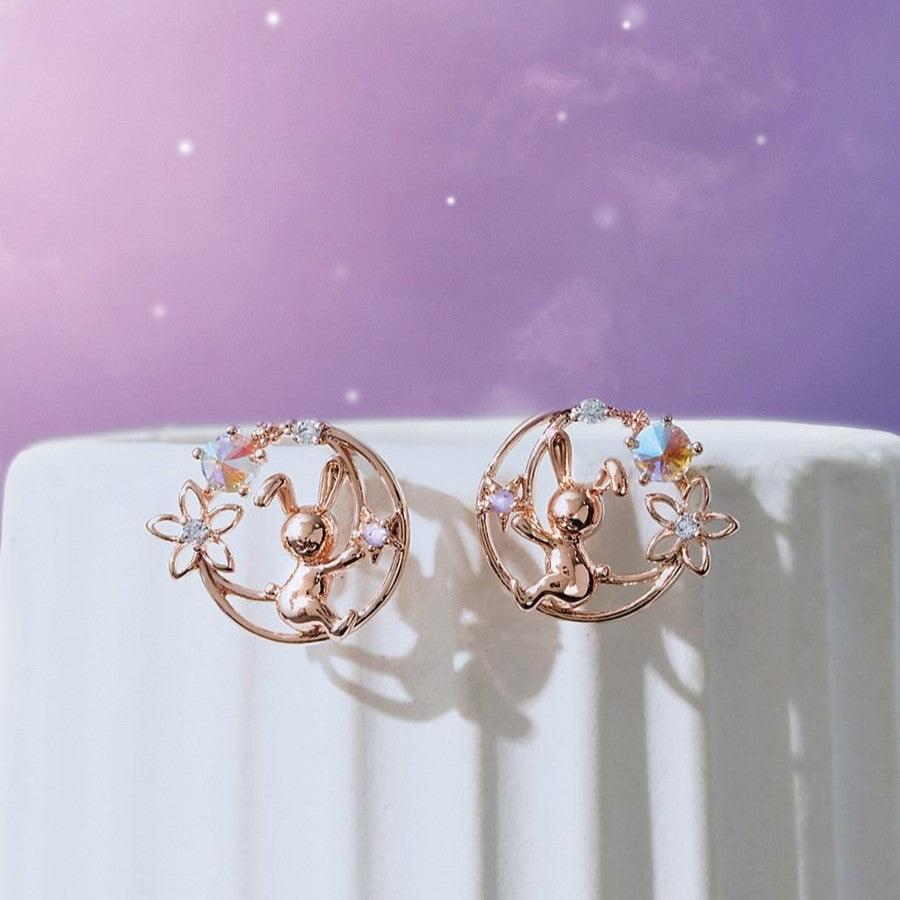 Bông Tai Wing Bling Moon Rabbit Earrings - Kallos Vietnam