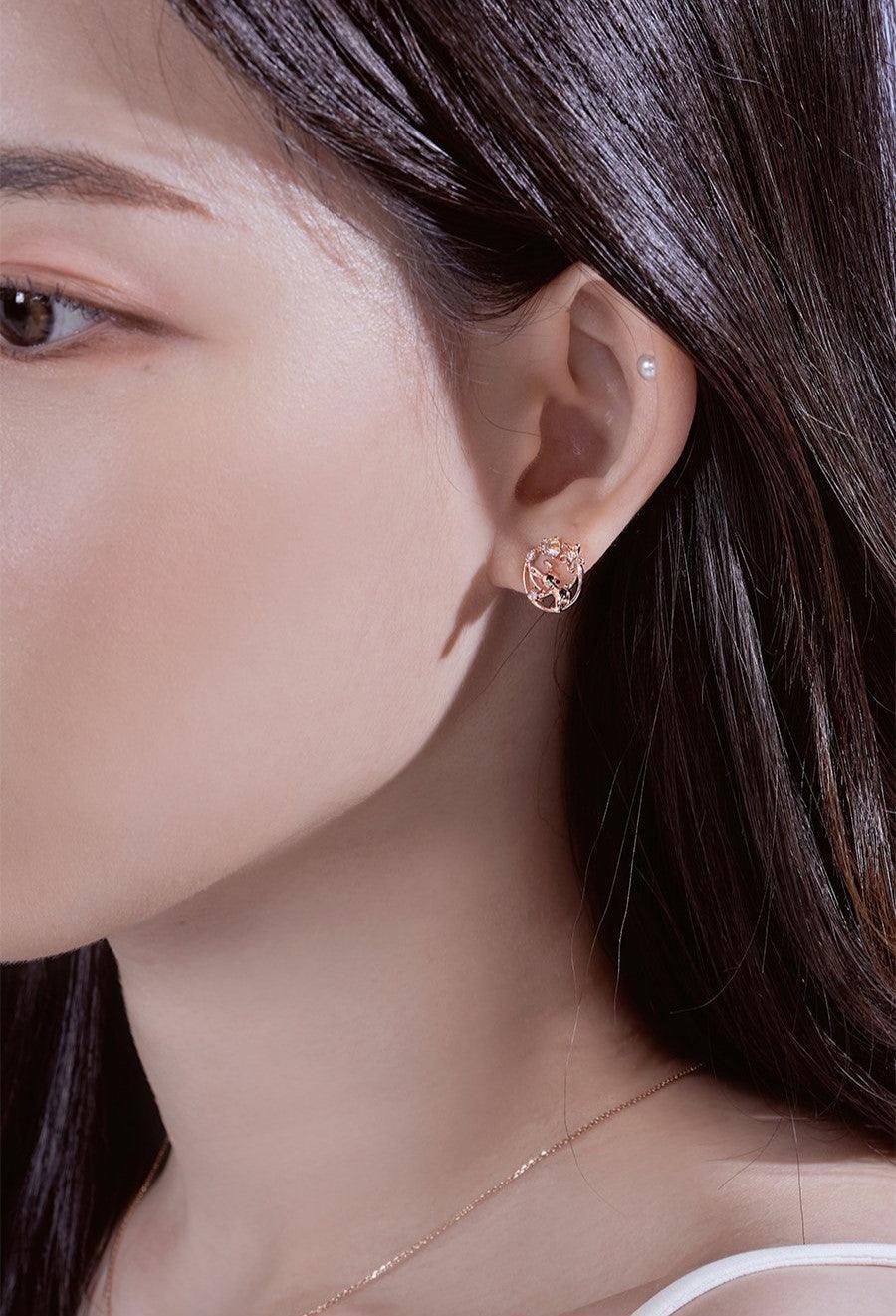 Bông Tai Wing Bling Moon Rabbit Earrings - Kallos Vietnam