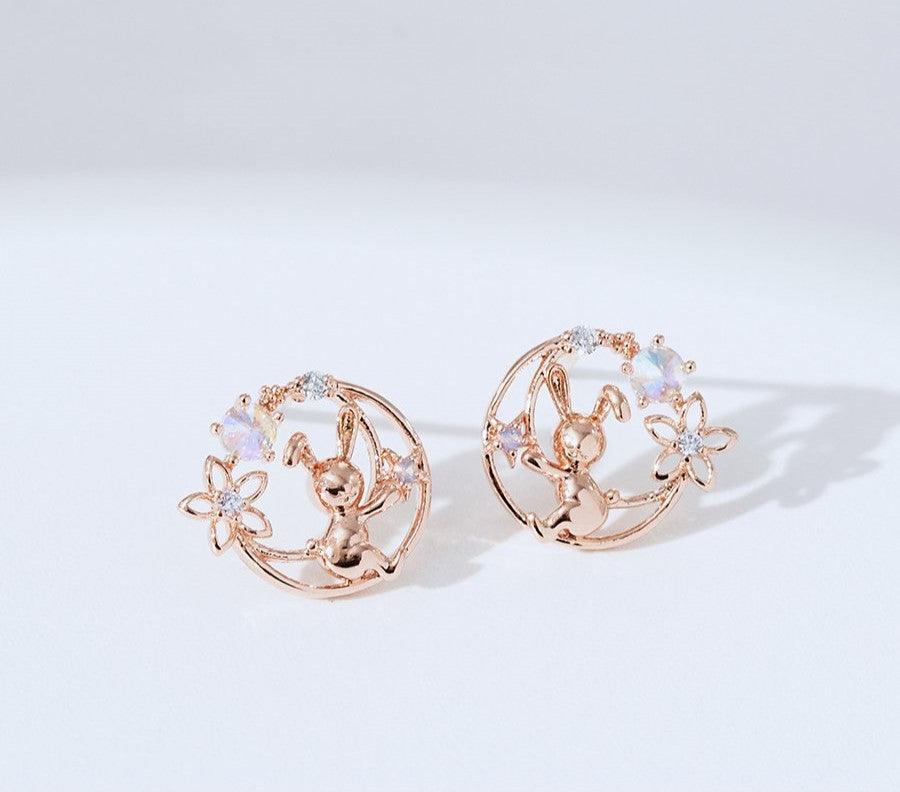 Bông Tai Wing Bling Moon Rabbit Earrings - Kallos Vietnam