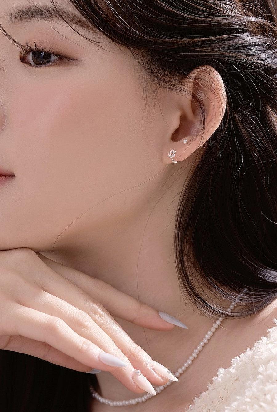 Bông Tai Wing Bling Oat Hoop Earrings - Kallos Vietnam