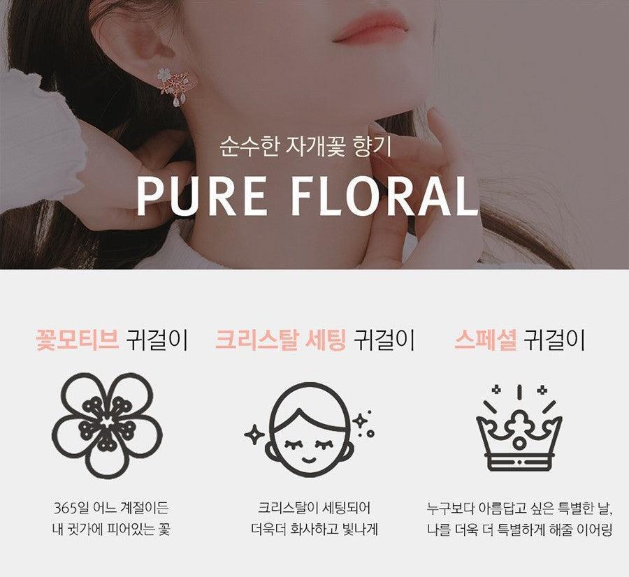 Bông Tai Wing Bling Pure Floral Earrings - Kallos Vietnam