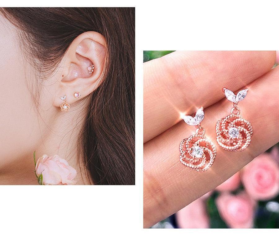 Bông Tai Wing Bling Rose J Earrings - Kallos Vietnam