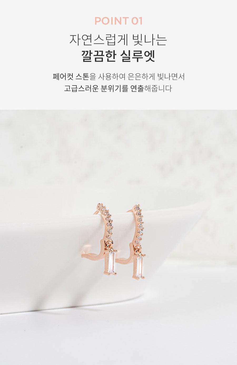 Bông Tai Wing Bling Shine Fit Hoop Earrings - Kallos Vietnam