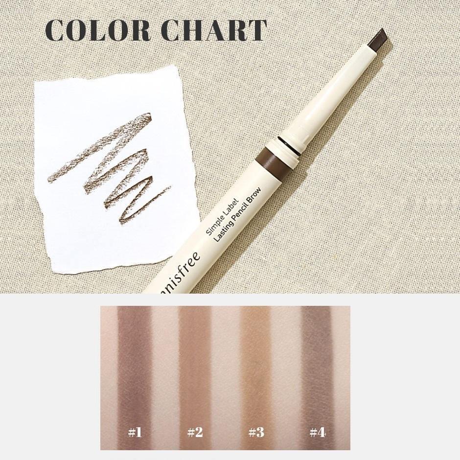 Chì Kẻ Mày Innisfree Simple Label Lasting Pencil Brow - Kallos Vietnam