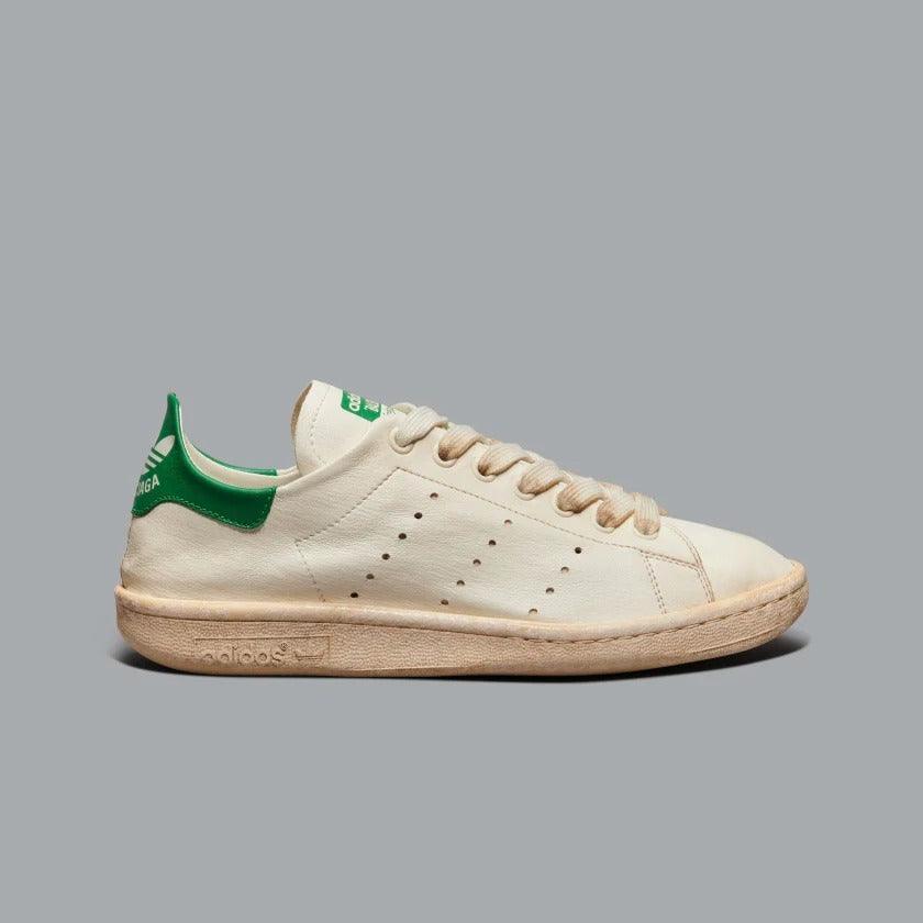 Gi y Adidas Women Stan Smith x Balenciaga White Green Kallos