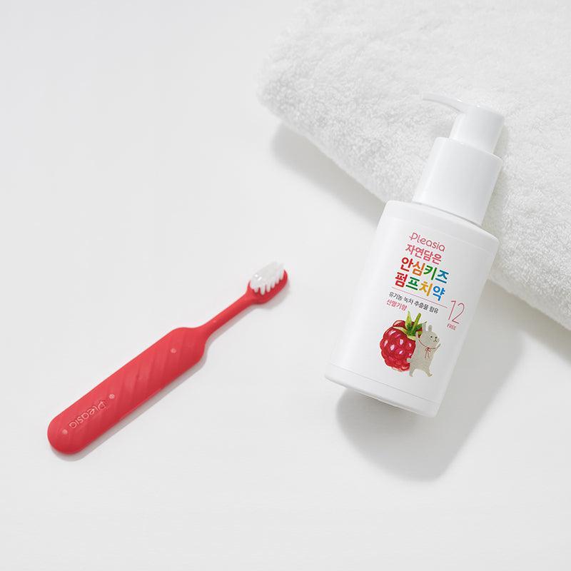 Kem Đánh Răng Median Pleasia Natural Safe Kids Pump Toothpaste - Kallos Vietnam