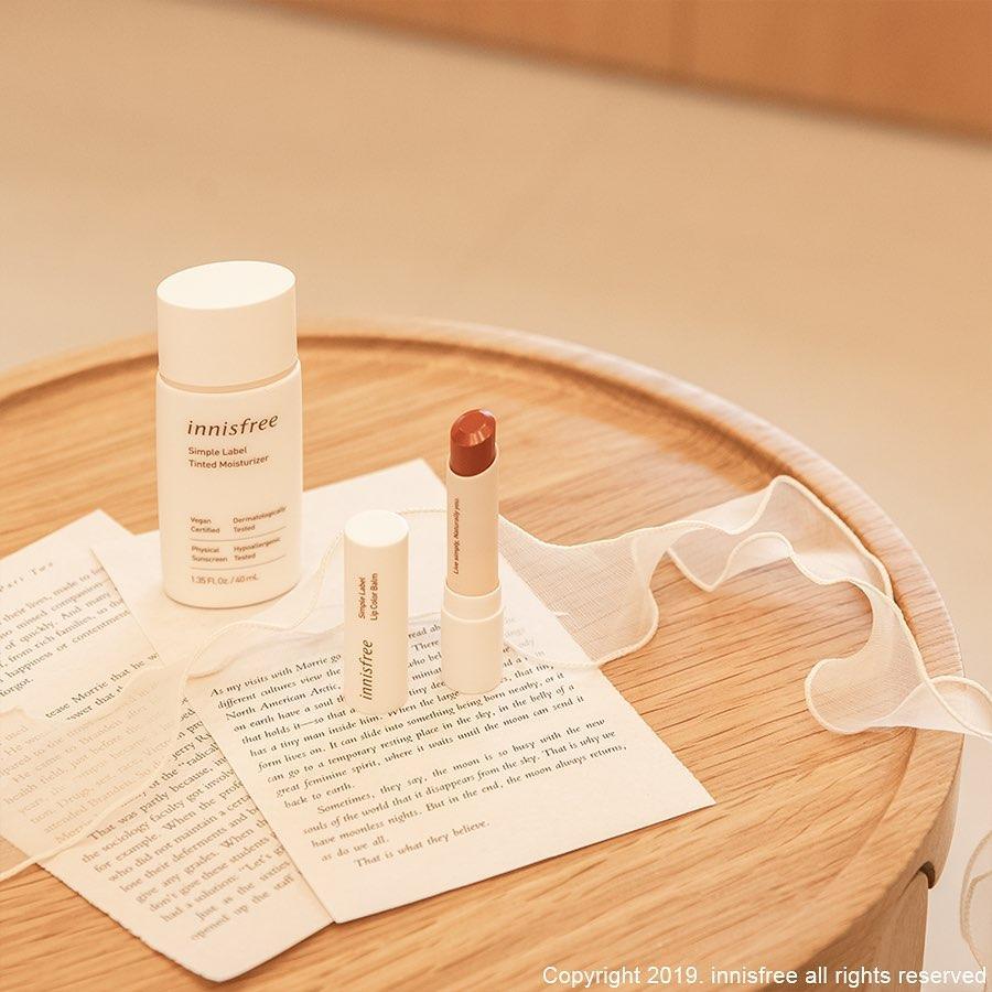 Kem Nền Innisfree Simple Label Tinted Moisturizer - Kallos Vietnam