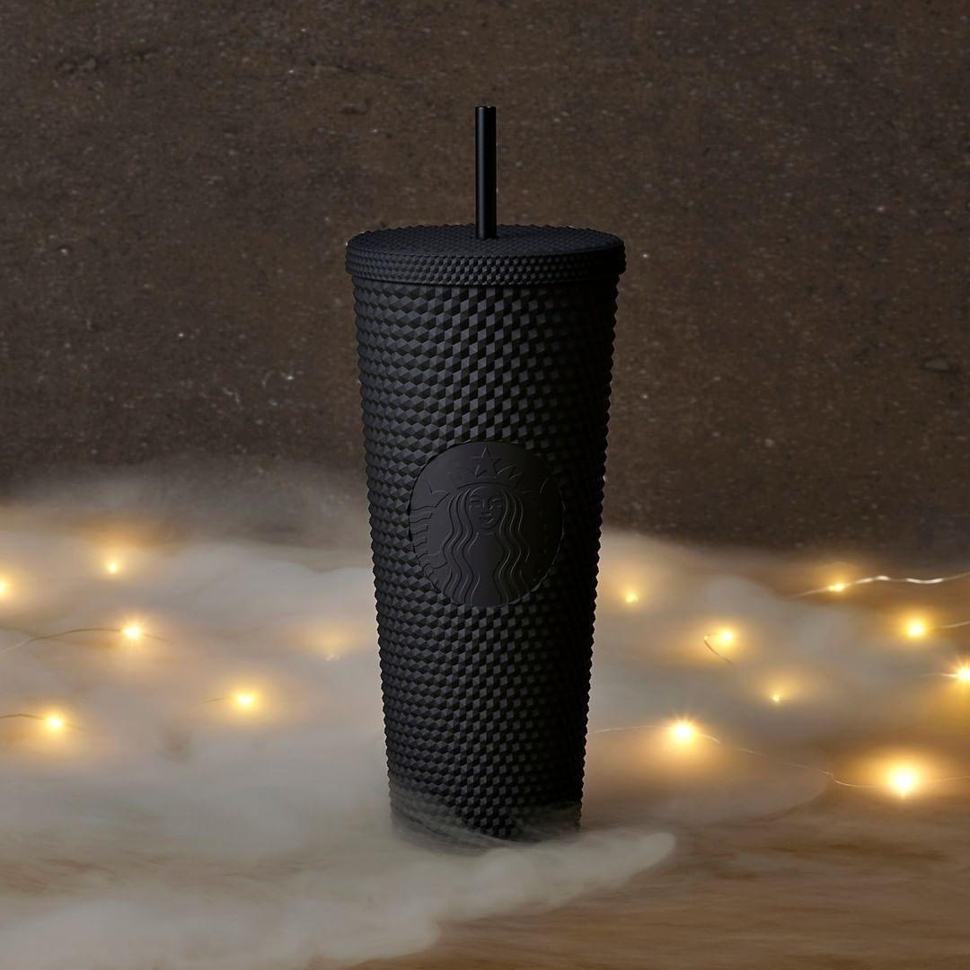 Ly Starbucks 22 Halloween Black Matte Stud Cold Cup - Kallos Vietnam