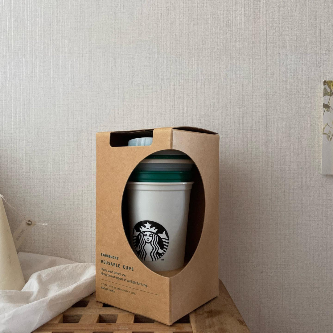 Ly Starbucks Variety Logo Reusable Cup Set - Kallos Vietnam